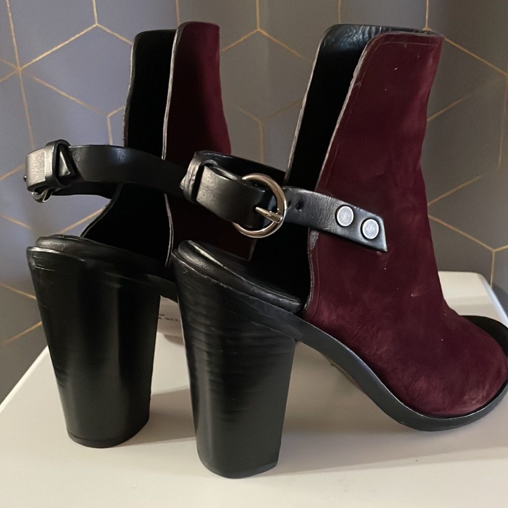 Rag & Bone Suede Wyatt Bootie Open Toe Sandals - image 6